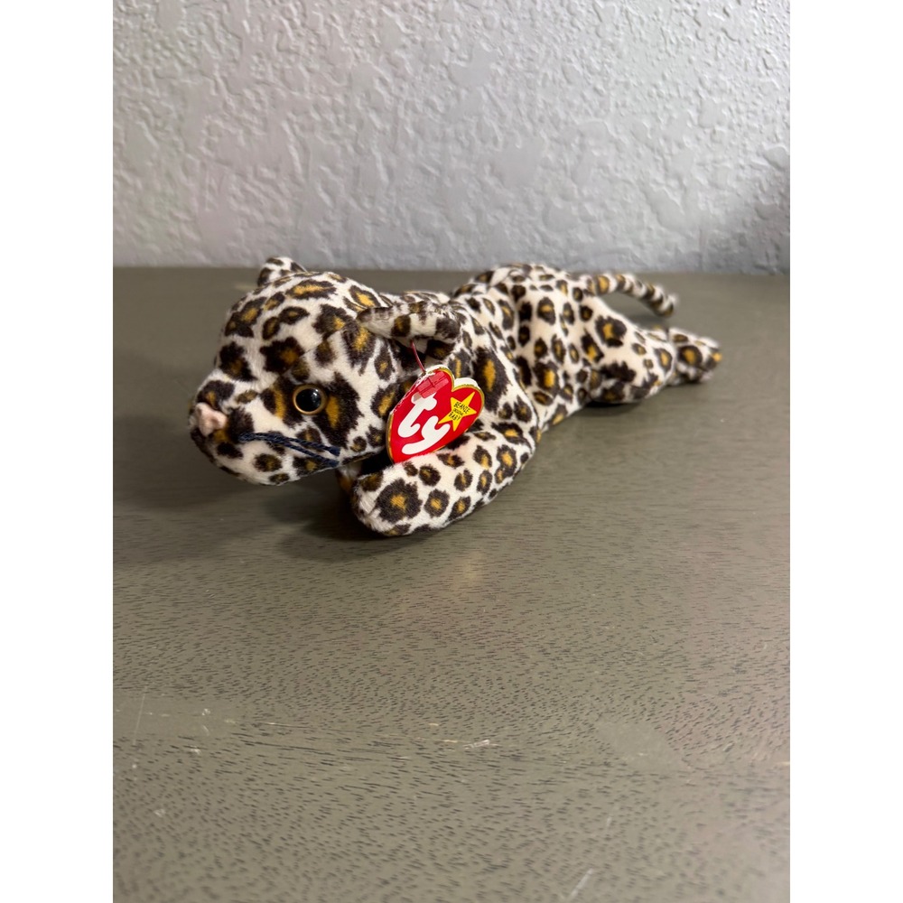 Ty Beanie Baby Freckles the Leopard Spotted Plush Toy with Tags 1996